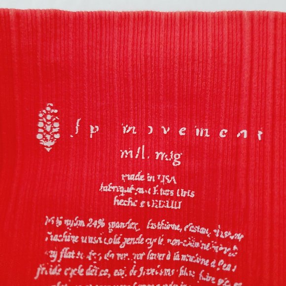 FREE PEOPLE Movement High Rise Orange Red Shanti Yoga Leggings - Picture 8 of 11